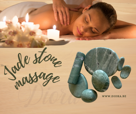 Jade stone massage 